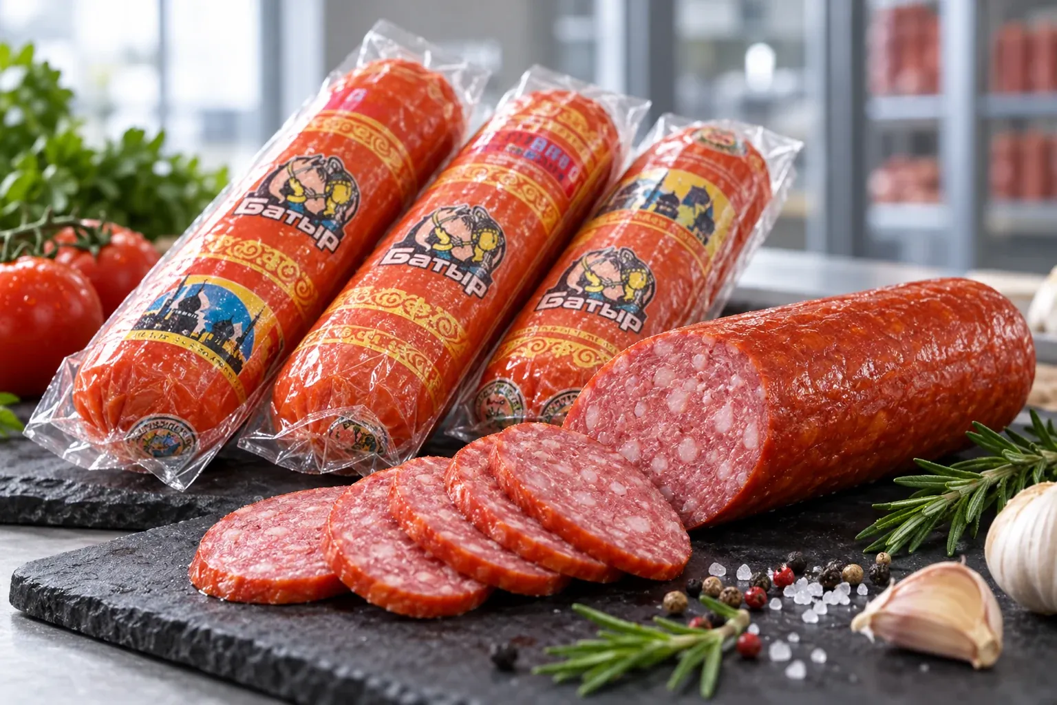 Көтерме жеткізуге арналған Батыр шұжық өнімдері